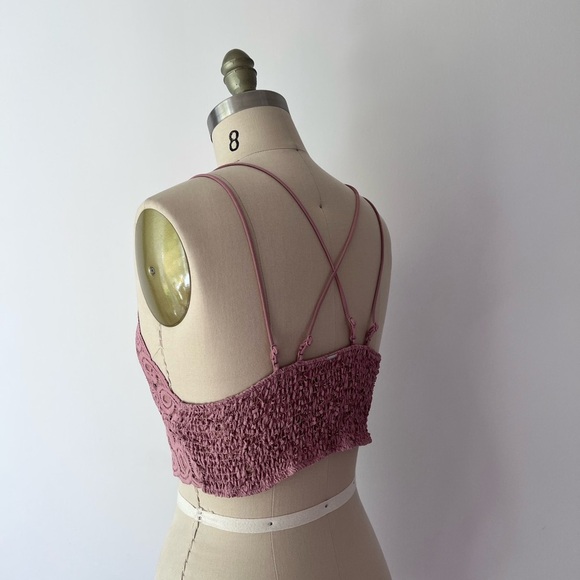 PINK Victoria's Secret Mauve Lace Bralette - Picture 3 of 6